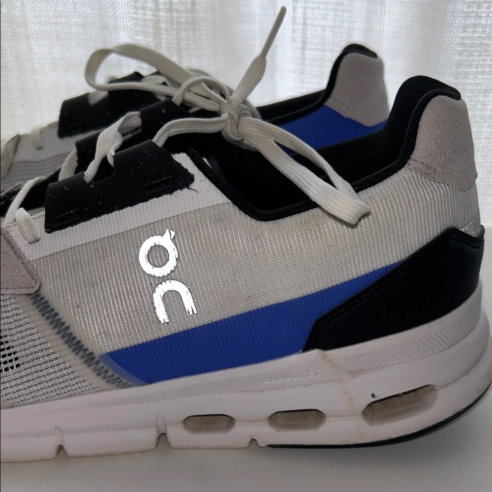 On Running Cloudrift Men's Running Shoes White‎ Cobalt US 9.5